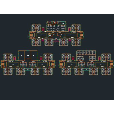Diseño de edificio de usos múltiples para colegios y escuelas.
