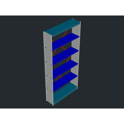 Estanteria 3d