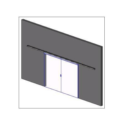 Puerta corrediza - revit