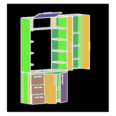 Mueble de bano 3d