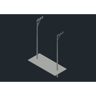 Medium voltage cantilever structure