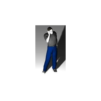 Hombre al Telefono en 3D