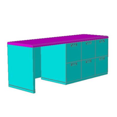 Mostrador Moderno 3D