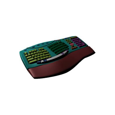 Modelo de teclado estilo microsoft
