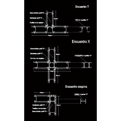 Encuentros - steel frame