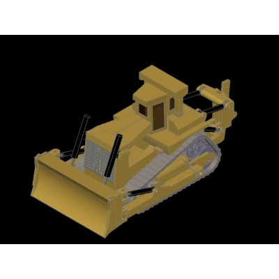 Bulldozer 3d
