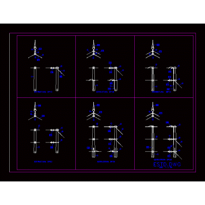 Medium tension structure for deflection