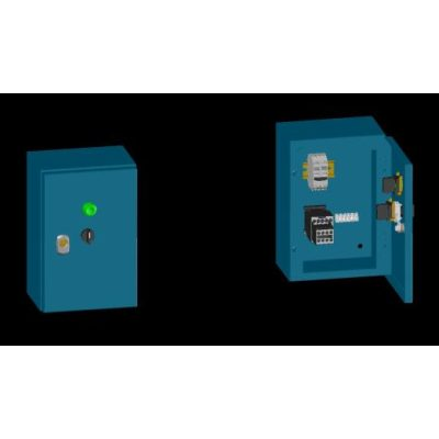 Tablero de control. 3d
