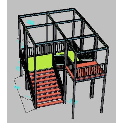 Escalera metalica