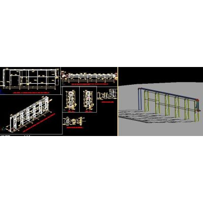 Detalles de pipe rack