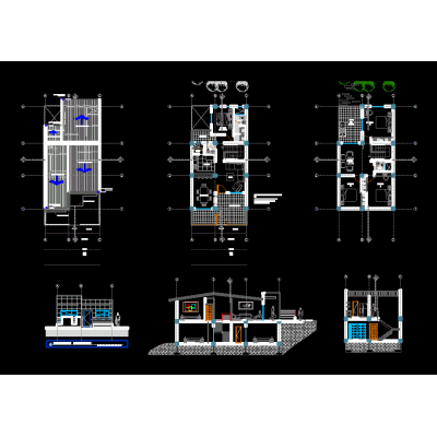 Planos Completos de Vivienda Moderna