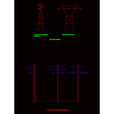 transmission towers