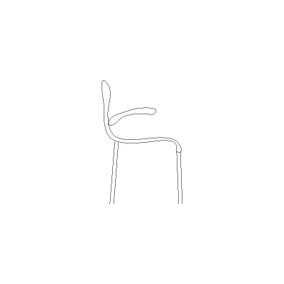 Silla En Alzado Lateral-Mod. 2