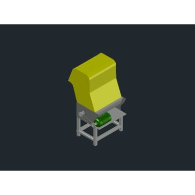 Maquina trituradora 3d MAX