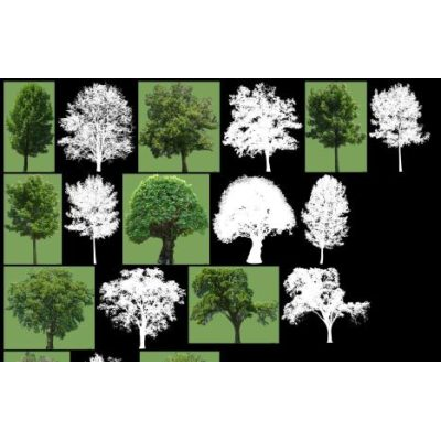 Coleccion de arboles de 1  - opacidad