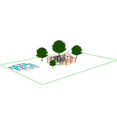 Casa de campo 3d