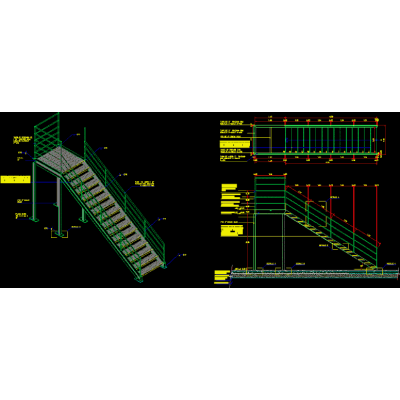 Escalera metalica