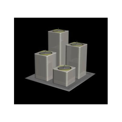 Elegante Candelabro Geometrico