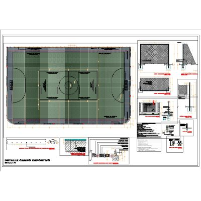 Sports field in the department of Tacna