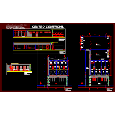Diseno de Centro Comercial Compacto
