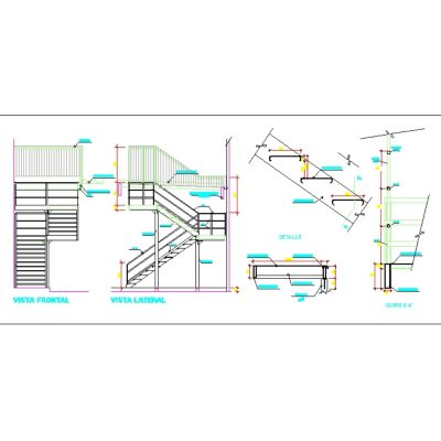 Escaleras metálicas