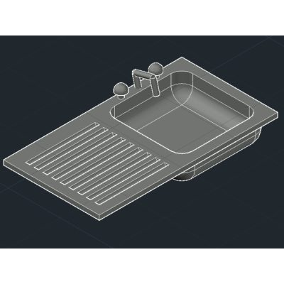 Lavadero Moderno de Acero Inoxidable
