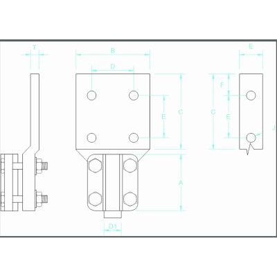 Straight connector