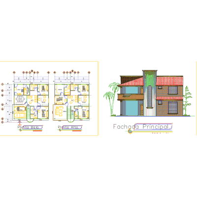 Casa Familiar con Detalles Modernos