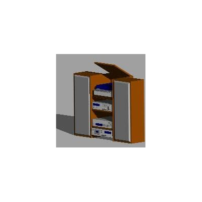 sound equipment in 3d