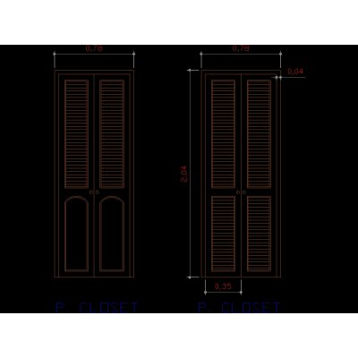 Puerta de Closet en Lamas
