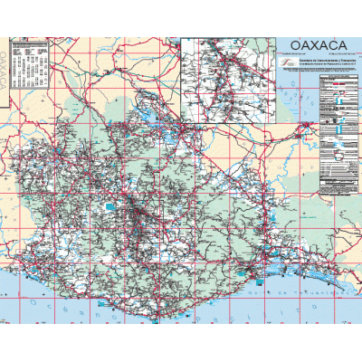 Mapa de oaxaca