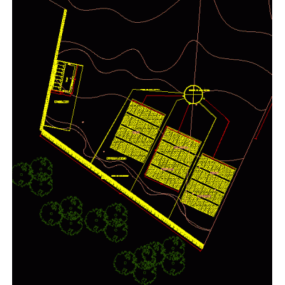 azienda agricola con coltivazione