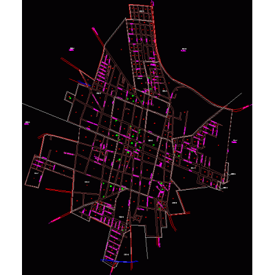Mapa Urbano de San Jose Iturbide