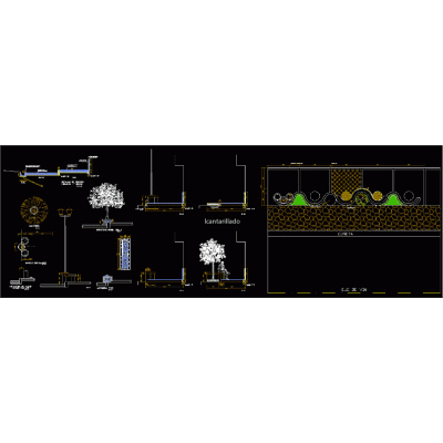Equipamiento en acera