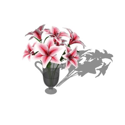 Flores 3d de alta definicion con textura