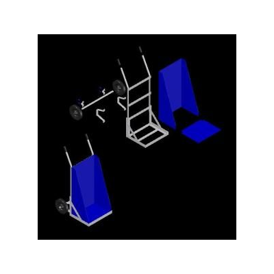 Carro transporte de carga 3d