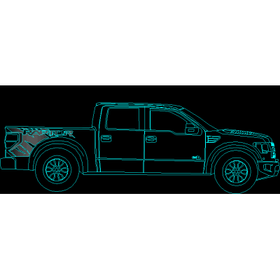 camioncino ford raptor