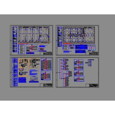 Proyecto electrico de un edificio de tres pisos.