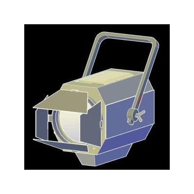 Proyector plano convexo 1 kw 3d