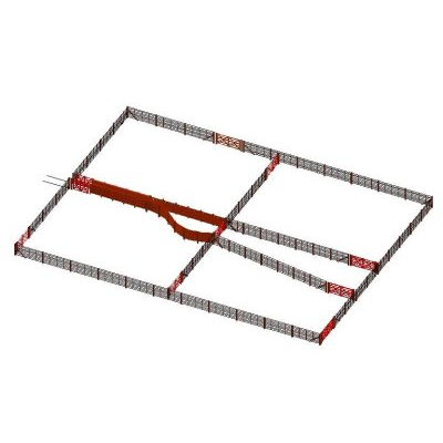 Corrales para animales 3d