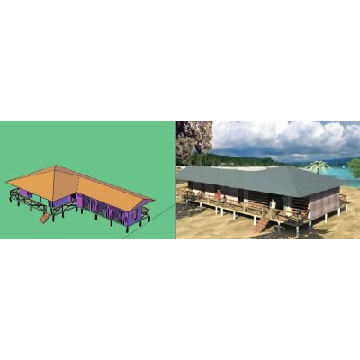 Casa de playa 3d