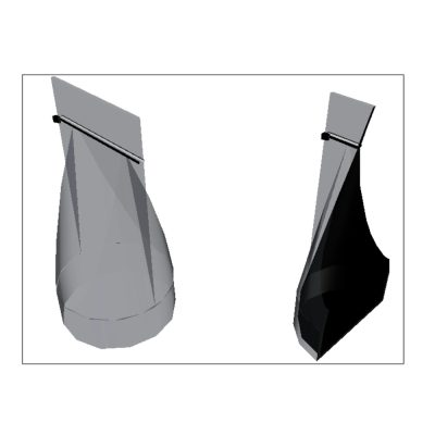 Zip bag (easy open) with 3d design