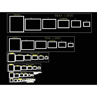 Formatos para laminas en autocad para estudiantes