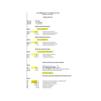 Planilla de calculo planta de tratamiento a.s.