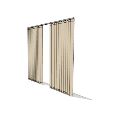 Cortinas varias para modelos de sketchup