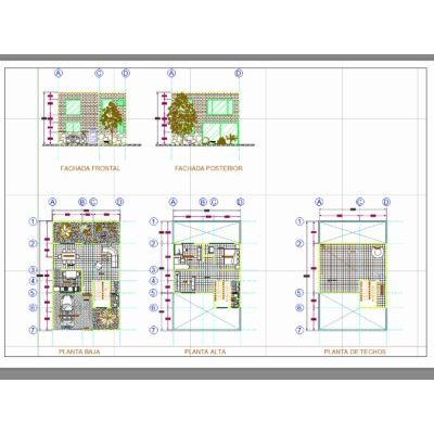Vivienda unifamiliar 2 niveles