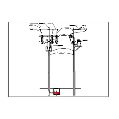 Electric transition with monopolar blades