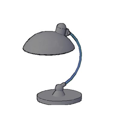 Elegante Lampara de Escritorio 3D