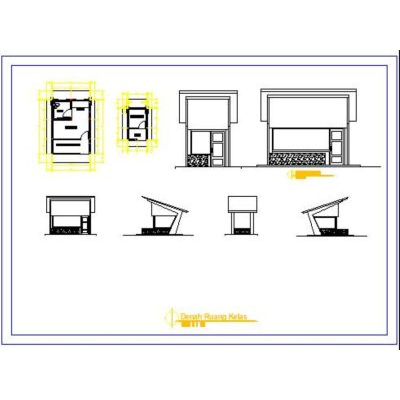 Oficina de seguridad - autocad