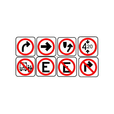 Senales restrictivas
